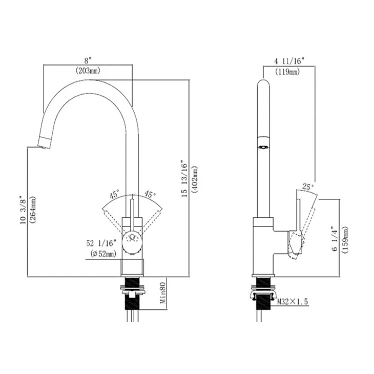 3 in 1 hot water tap